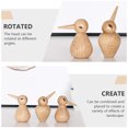 thumbnail image 4 of 1 UNID Aves Artificiales Decoración de la oficina de madera de la oficina de aves de madera (como se muestra), 4 of 5
