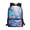 Axolotl Aquarium, variant on Smooth Zipper Backpack for Outdoor Work, 17 Inch Large Capacity School Backpack, Tiger Pattern