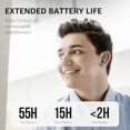 thumbnail image 3 of TOZO T10 Auriculares inalámbricos Bluetooth 5.3, aplicación personalizada EQ, diseño ergonómico, tiempo de reproducción de 55 horas, estuche de carga inalámbrica, auriculares internos con sonido imper, 3 of 5
