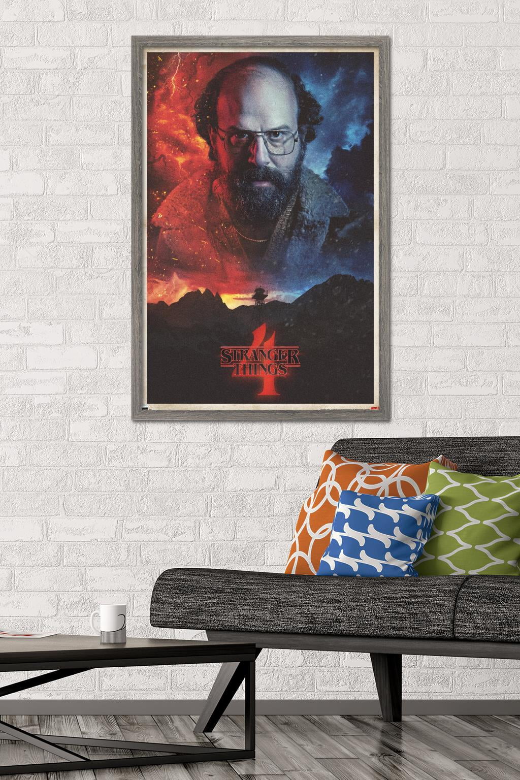 Netflix Stranger Things: Season 4 - Murray One Sheet Wall Poster, 22.375" x 34" Framed