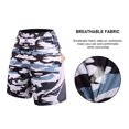 thumbnail image 3 of TFixol Pantalones cortos deportivos para hombre con bolsillos, cintura elástica estampada, secado rápido, 3 of 8