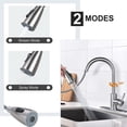 thumbnail image 5 of Wowow Single Handle Kitchen Sink Faucet with Sprayer, High Arc Brushed Nickel Faucet with Deck Plate, 5 of 7