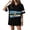 Black Short Sleeve, variant on Usa Soccer Jersey for Women Crew Neck Football Vocation Shirts Short Sleeve Basic National Emblem Detail 2026 Shirt Spain Brazil Argentina France Germany Portugal Navy 2XL