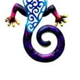 thumbnail image 4 of JINSIJU Gecko Shaped Wall Decoration Wrought Iron Hollowed Hanging Craft, 4 of 7