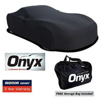C6 CORVETTE HIGH END ONYX BLACK SATIN CUSTOM FIT STRETCH INDOOR CAR COVER FITS: All C6 05-13 CORVETTES