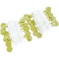 thumbnail image 1 of Naiovety 2 pack/lote moneda dorada para mujer exquisita y delicada puesta en escena étnica Premium Kits de decoración para fiestas Blanco, 1 of 6