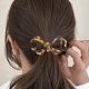 thumbnail image 1 of Fiudx Accesorios para El Cabello, Lazo Elástico de Alta Elasticidad, Elegante Diseño Floral de Perlas, Coletero Versátil de Acetato, Decoración con Trenza para Cola de Caballo, Ideal para Salidas Inf, 1 of 6