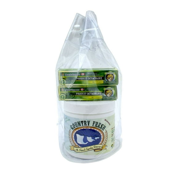Bunchafarmers Bundle Small Country Fresh Laundry Detergent 50 Load/300g & 2 Stain Removers