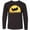 AB-Black, variant on Inktastic Halloween Bat with Moon Long Sleeve Youth T-Shirt