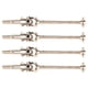 thumbnail image 1 of Compatible con los modelos HSP 94123, 94108, 94102 - Ejes de transmisión CVD de acero resistentes edición plateada para autos RC 1/10, 1 of 8