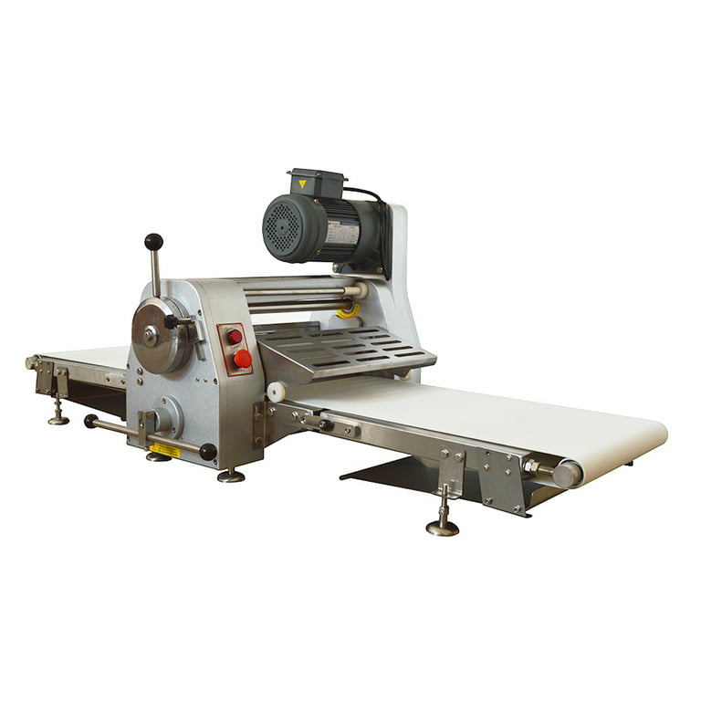 INTBUYING Commercial Dough Sheeter Electric Table Top Folding Pastry  Machine 500mm 