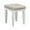 White, variant on Modern Glam Bedroom Vanity Stool with Wood Frame,Vanity Square Makeup Stool,Luxury White Finish Faux Leather Tufted Seat with Foam Cushion,Entryway Ottoman Stool for Bedroom Living Room,White