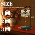 thumbnail image 3 of Candle Warmer Lamp with Timer, Farmhouse Dandelion Rustic Flower Barn Wooden Fence Non-slip Wireless Remote Control Wax Melts Warmer with 4 Bulbs for Home Office Dorm, Birthday Gifts for Women, 3 of 7