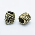 thumbnail image 3 of 10 pc Brass Beads Tiki Long-Lasting Plated Cadmium Free Nickel Free Lead Free Mixed color 17x15x16mm Hole: 8.5~9mm, 3 of 3