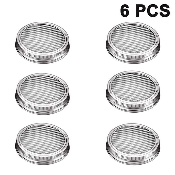 Seed Sprouting Jar Lids Fits Regular Mouth Jars Easy Fresh Sprouts