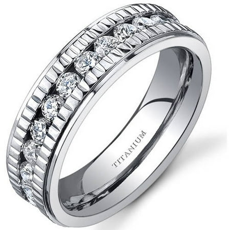 Oravo 6 0mm Women s  Titanium Wedding  Band Ring  Walmart  com