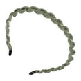 thumbnail image 4 of Unique Bargains 1 Pc Fashion Grace Mesh Fine Twist Headband for Girls for Women 4.92" ID Green, 4 of 4