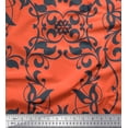 thumbnail image 1 of Soimoi Toile de Velours Feuilles & Tissu Damassé Filigrane par Yard 58 Pouces de Large, 1 of 3