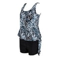 thumbnail image 3 of Swimsuit for Women 2025 Vintage Tankini Tank Top with Boyshorts Two Piece Swimsuits Bathing Suit for Women Tummy Control Athletic Swimwear, 3 of 4