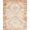 Beige Ivory Terracotta, Pattern 10, variant on ODIKA 8'x10' Washable Area Rug Beige Vintage Boho Lattice Border Geometric Neutral Cream Pink for King Size Bedroom Under Bed, Master Suite, Non-Shedding, Easy Care