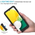 thumbnail image 2 of Samsung Galaxy A15 5G Case, IP68 Waterproof Dustproof, Built-in Screen Protector, Rugged Full Body Shockproof Protective Cover for Samsung A15 5G /4G 6.5", Black/Clear, 2 of 15