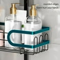 thumbnail image 5 of CxhicLuv Premium Space Saving 3-Tier Hanging Shower Caddy Organizer, Over Shower Head Bathroom Storage Rack with Soap Dish and Towel Hooks, Rust Proof Stainless Steel Shower Shelf Solution, 5 of 9