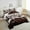 Brown, variant on Erosebridal Western Cowboy Comforter Sets,Botanical Cactus Comforters & Duvets,Horseshoe Texas Stars Bedding Comforter Set,Ultra Soft Vintage Room Decor,Reversible,2pcs