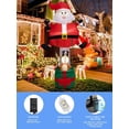 thumbnail image 4 of Replacement Air Blower for Inflatables .A Inflatable Air Fan Blower with Bright Colorful Projection Lamp LED Light &v/A Adapter for Halloween Christmas Inflatable Outdoor Decoratio, 4 of 7
