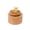 Orange, variant on Blue Mini Luminous Blue Wooden Rotating Music Box With Kitty Figurine Night Light