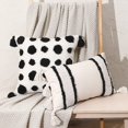 thumbnail image 2 of Hweilai Boho tufted decorative square pillow case, 2 of 4