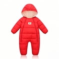thumbnail image 2 of 3-6 Months Newborn Infant Snowsuit Toddler Winter Coat Baby Girl Clothes Warm Jacket 0 3 3 6 Month Red, 2 of 8
