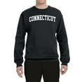 thumbnail image 2 of Wild Bobby State of Connecticut College Style Unisex Crewneck Sweatshirt, 2 of 6