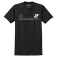 thumbnail image 2 of Men's Team Penske Black Austin Cindric #2 American Flag T-Shirt, 2 of 3