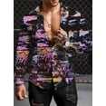 thumbnail image 1 of Camisa bohemia Y2K para hombre camisas con estampado 3D a la moda camisa informal de manga larga de gran tamaño ropa ajustada tops, 1 of 6