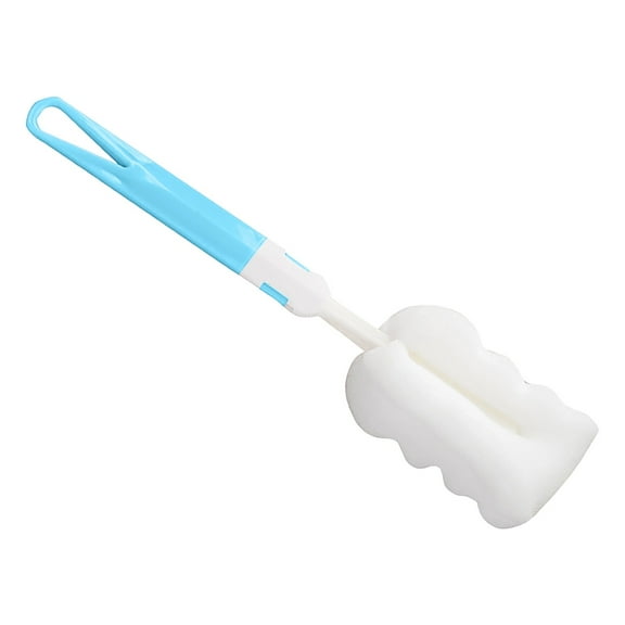Adjustable Length Sponge Cup Washing Brush with Long Handle for Efficient Bottle and Container Cleaning Tasks