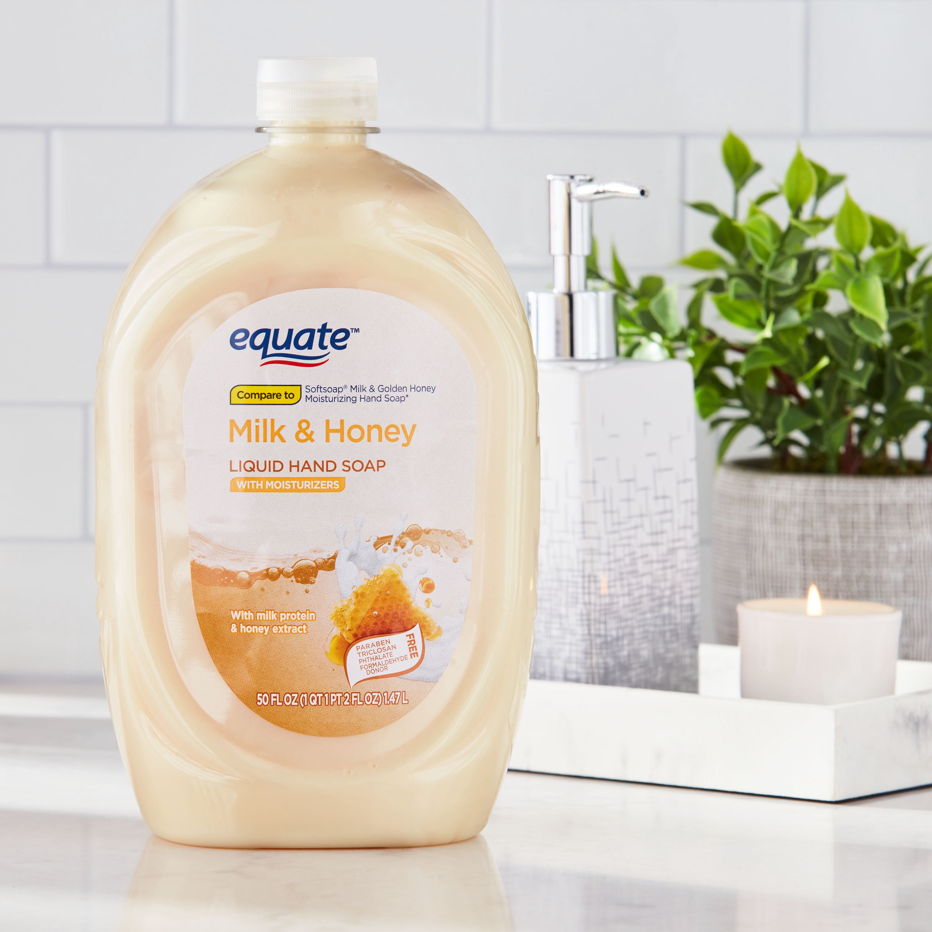 EQUATE 50OZ MLK&HNY LHS