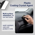 thumbnail image 3 of Plastic Trim Restorer & Coating Agent - Quick Car Plastic Interior Scratch Remover, Automotive Plastic Restorer, Black Trim Restorers & Scratch Remover for Vehicles (2PC), 3 of 7