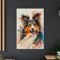 thumbnail image 4 of Collie Dog Poster Wall Art for Bedroom Living Room Funny Graffiti Dog Picture Cool Dog Decor Wall Art, 4 of 6