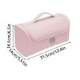 thumbnail image 5 of Hideable Hanging Hook Hair Dryer Case Portable Non-slip Hair Tools Pouch Water proof Large Capacity Curling Iron Storage Bag, 5 of 9