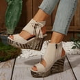 thumbnail image 6 of Orthopedic Sandals Women Arch Support Wedge Open Toe Beach Shoes 2025 Comfort Casual, 6 of 9