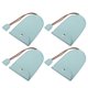 thumbnail image 1 of Unique Bargains 4 Piezas Funda Extraíble para Llavero de Coche Universal para Coche Protección Completa Piel Sintética Azul con Llavero, 1 of 7