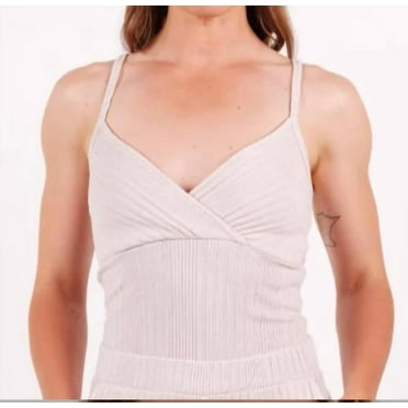 Stateside Oraginc Variegated Rib Front Overlap Tank