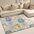 thumbnail image 2 of Dreamtimes Lemons Area Rug, 80"x 58" Pet & Child Friendly Carpet for Living Room Bedroom Dining Room,Indoor Outdoor Soft Rug Washable Non Slip Comfortable Area Rug, 2 of 6