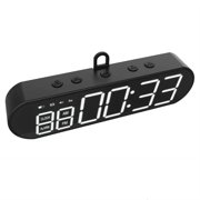Large Gym Timer Clock Gym Stopwatch Count Down/Up Workout Timers Interval Clock with Remote LED Interval Training Timer by LUVNIMB