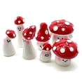 thumbnail image 5 of 7 Pcs Mini Champignons pour Artisanat Petits Champignons de Jardin Féerique Décoration Miniatures Statue, 5 of 5