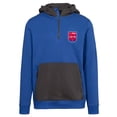thumbnail image 2 of Men's Levelwear Royal Washington Capitals Retro Chicane Quarter-Zip Pullover Hoodie, 2 of 3