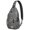 Gothic Celesti, variant on Geometric Boho Chic Travel Sling Backpack Lightweight and Durable, Fashionable Crossbody Shoulder Daypack for Hiking