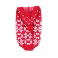 thumbnail image 4 of Gostoto Pet Dog Christmas Clothes Snowflake Printed Hooded Dog Sweaters for Small Medium Dog, 4 of 5