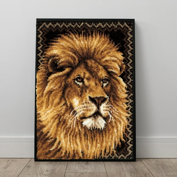 ShowNiceArt Latch Hook Rug Kits, Kids Adults Carpet Embroidery Set Beginners DIY Crochet Needlework Crafts 30*22 inches