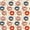 American Donut Pattern, variant on FORMRS Unisex School Backpack 17" Student Travel Bag with Laptop Compartment, Cat Flowers Pattern